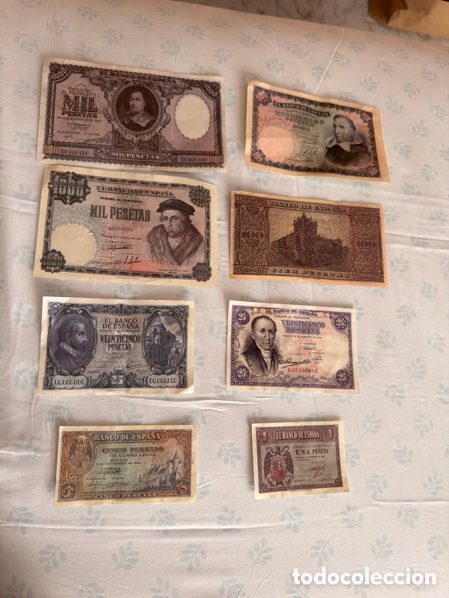 Billets espagnols: COLECCI&Oacute;N DE REPRODUCCIONES DE BILLETES ESPA&Ntilde;OLES