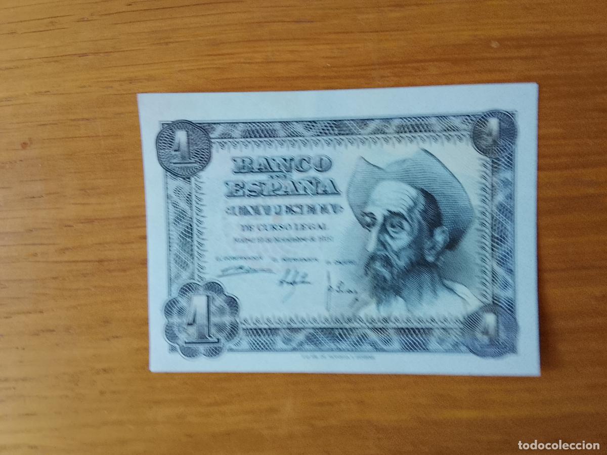 Billetes espa&ntilde;oles: 1 peseta de 1951 SC Sin Circular