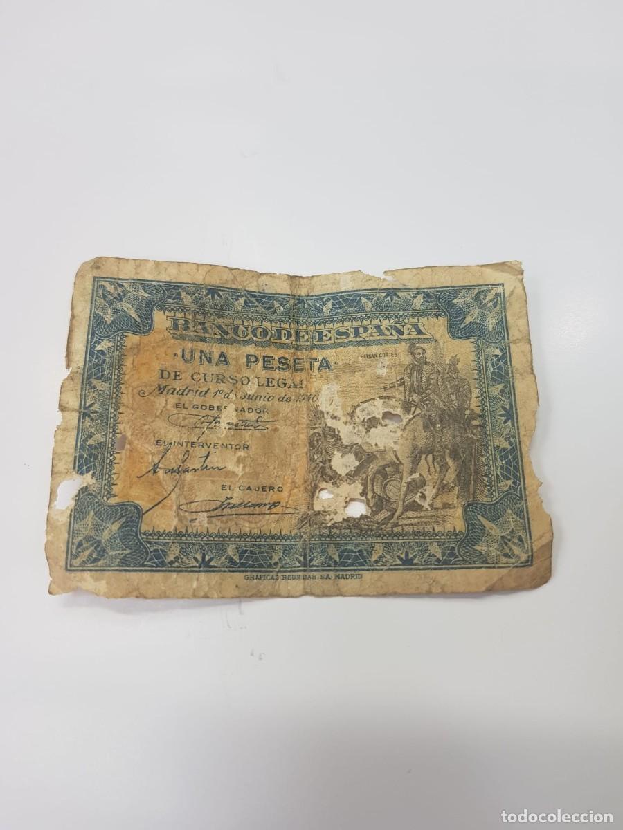 Billetes espa&ntilde;oles: ESPA&Ntilde;A-1 PESETA-01 DE JUNIO DE 1940