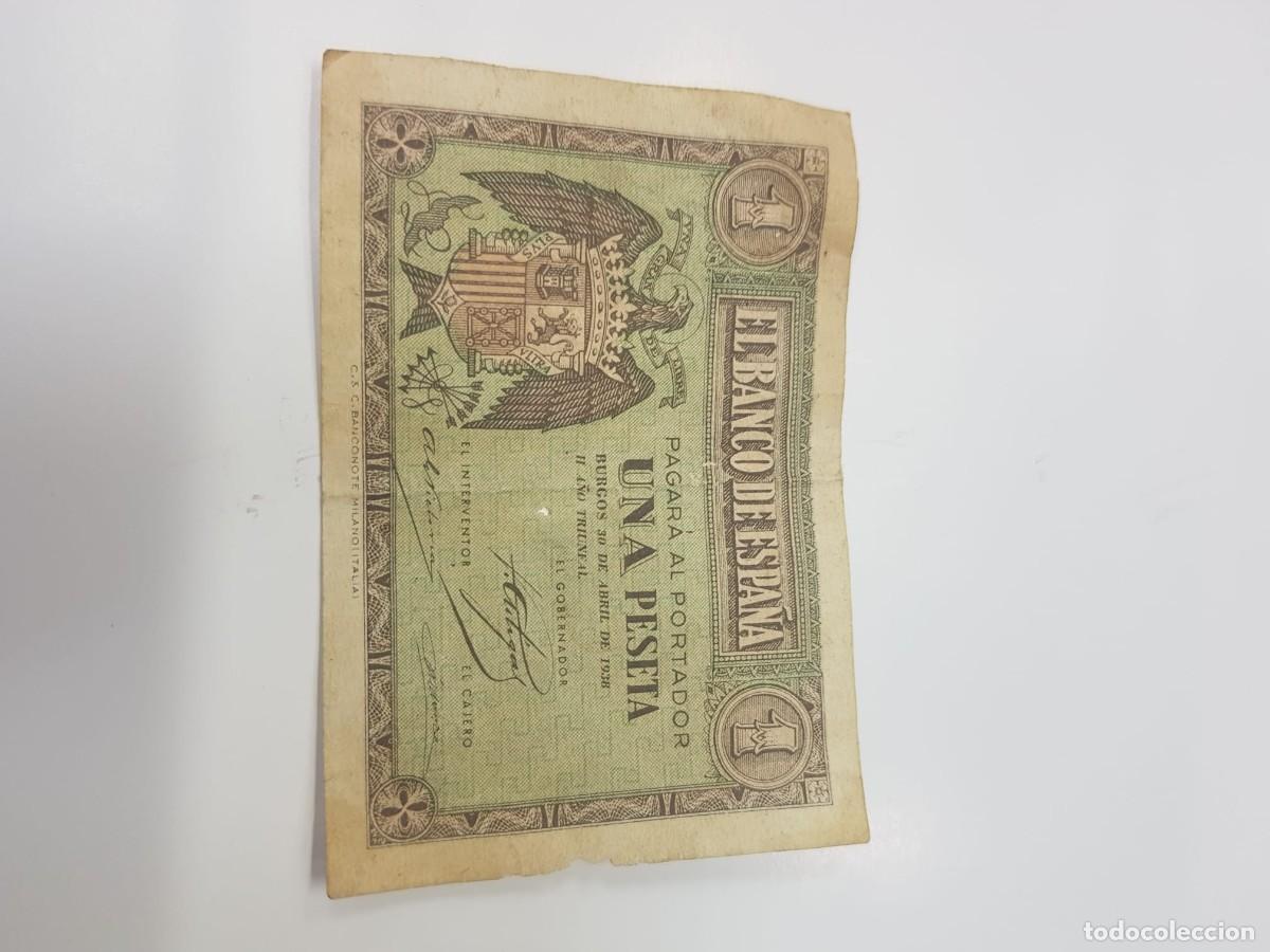 Billetes espa&ntilde;oles: ESPA&Ntilde;A-1 PESETA-30 DE ABRIL DE 1938
