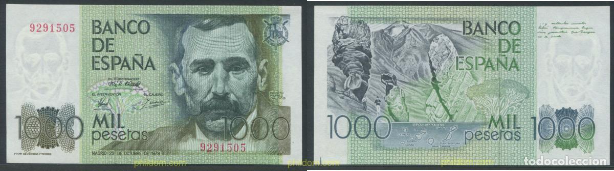 Billetes espa&ntilde;oles: 11278 ESPA&Ntilde;A 1979 1000 Pesetas 23 de octubre de 1979 - Benito Perez Galdos