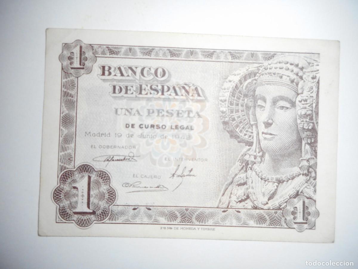 Billetes espa&ntilde;oles: 1 PESETA JUNIO 1948 / EBC