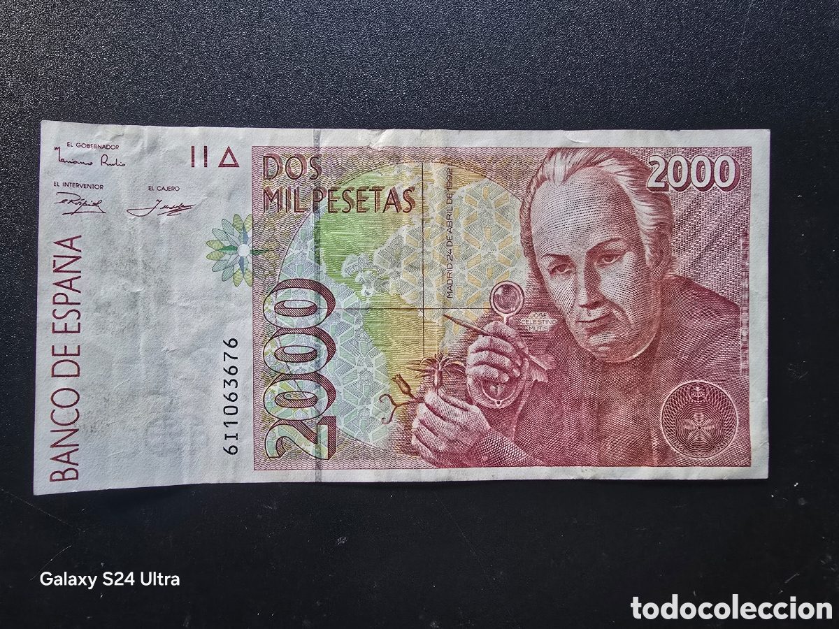 Billetes espa&ntilde;oles: 2000 PESETAS DE 1992.... SERIE 6I....BONITO....ES EL DE LAS FOTOS