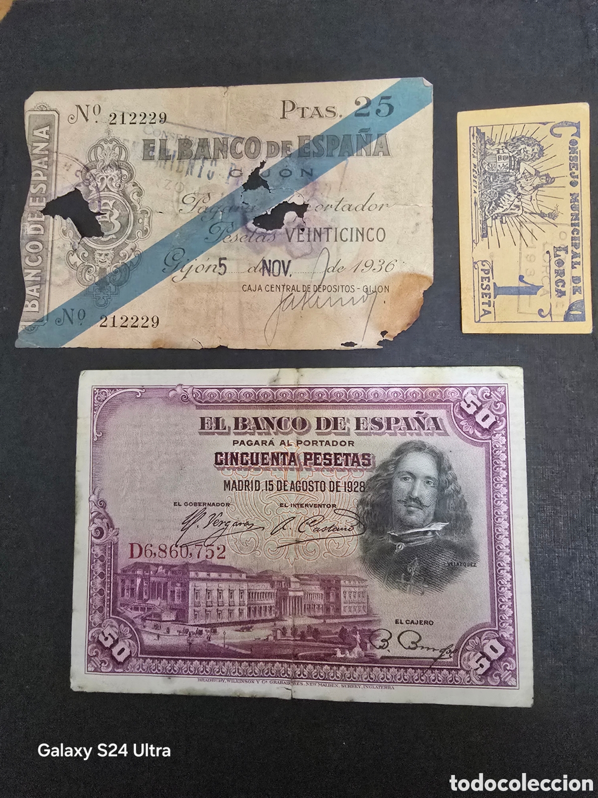 Billetes espa&ntilde;oles: LOTE DE 3 BILLETES DISTINTOS....DISTINTAS CONSERVACIONES....ES EL DE LAS FOTOS