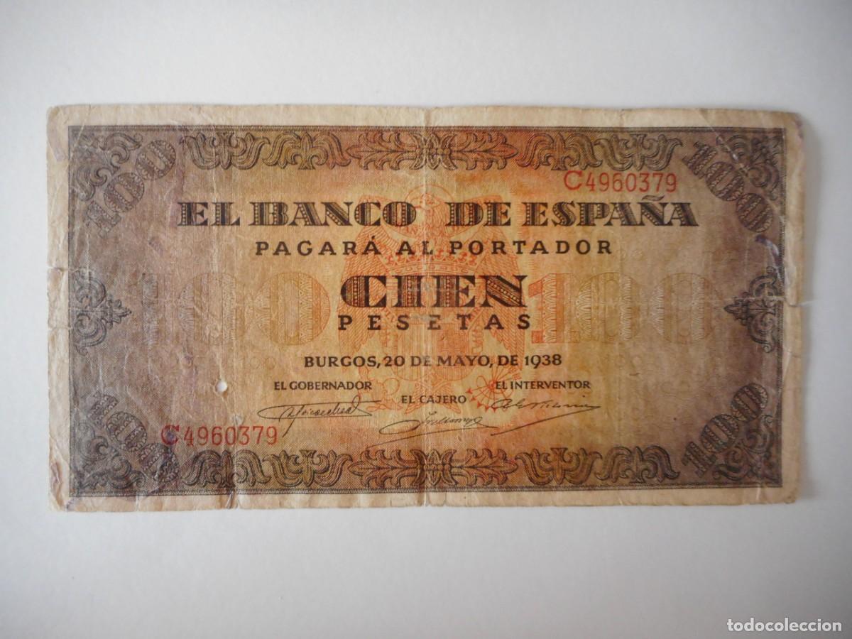 Billetes espa&ntilde;oles: 100 PESETAS MAYO 1938 / BC