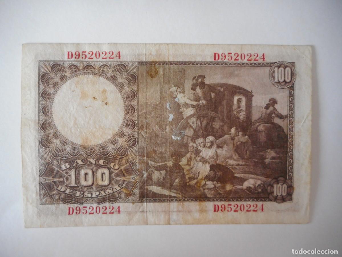 Billetes espa&ntilde;oles: 100 PESETAS MAYO 1948 / MBC - Foto 2