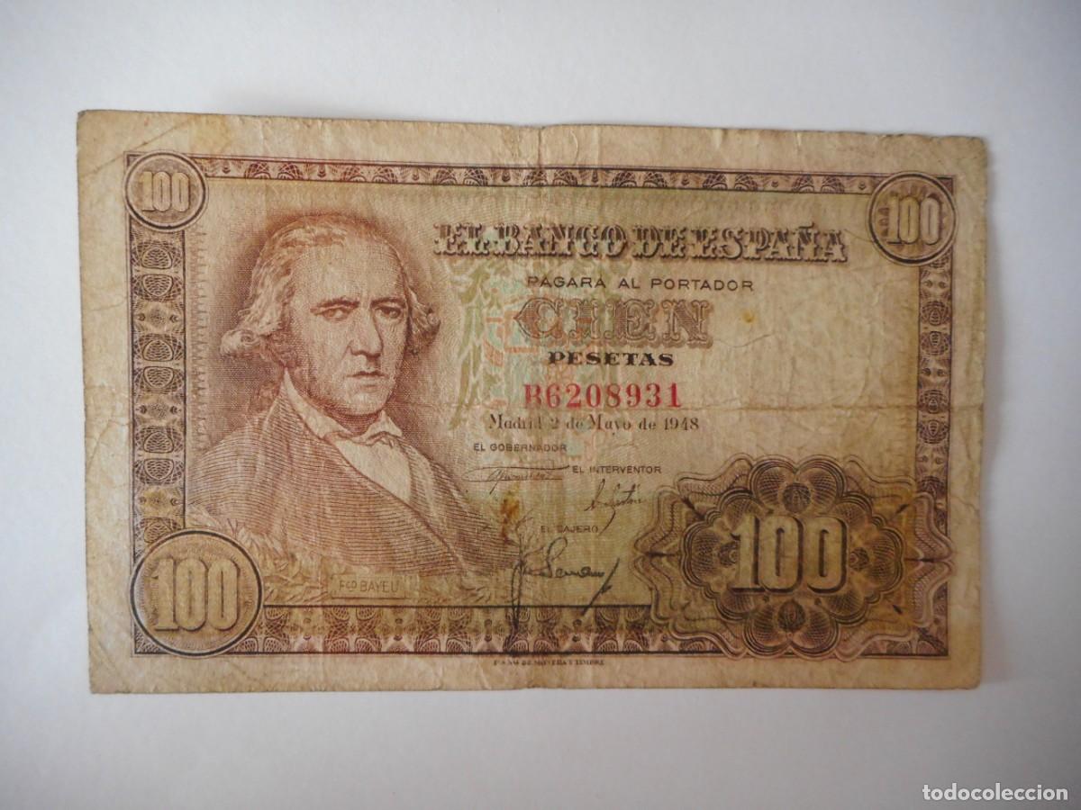 Billetes espa&ntilde;oles: 100 PESETAS MAYO 1948 / BC