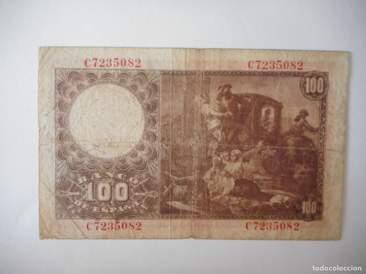 Billetes espa&ntilde;oles: 100 PESETAS MAYO 1948 / BC+ - Foto 2