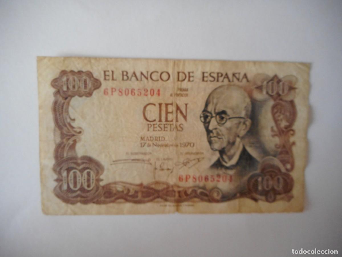 Billetes espa&ntilde;oles: 100 PESETAS NOVIEMBRE 1970 / BC