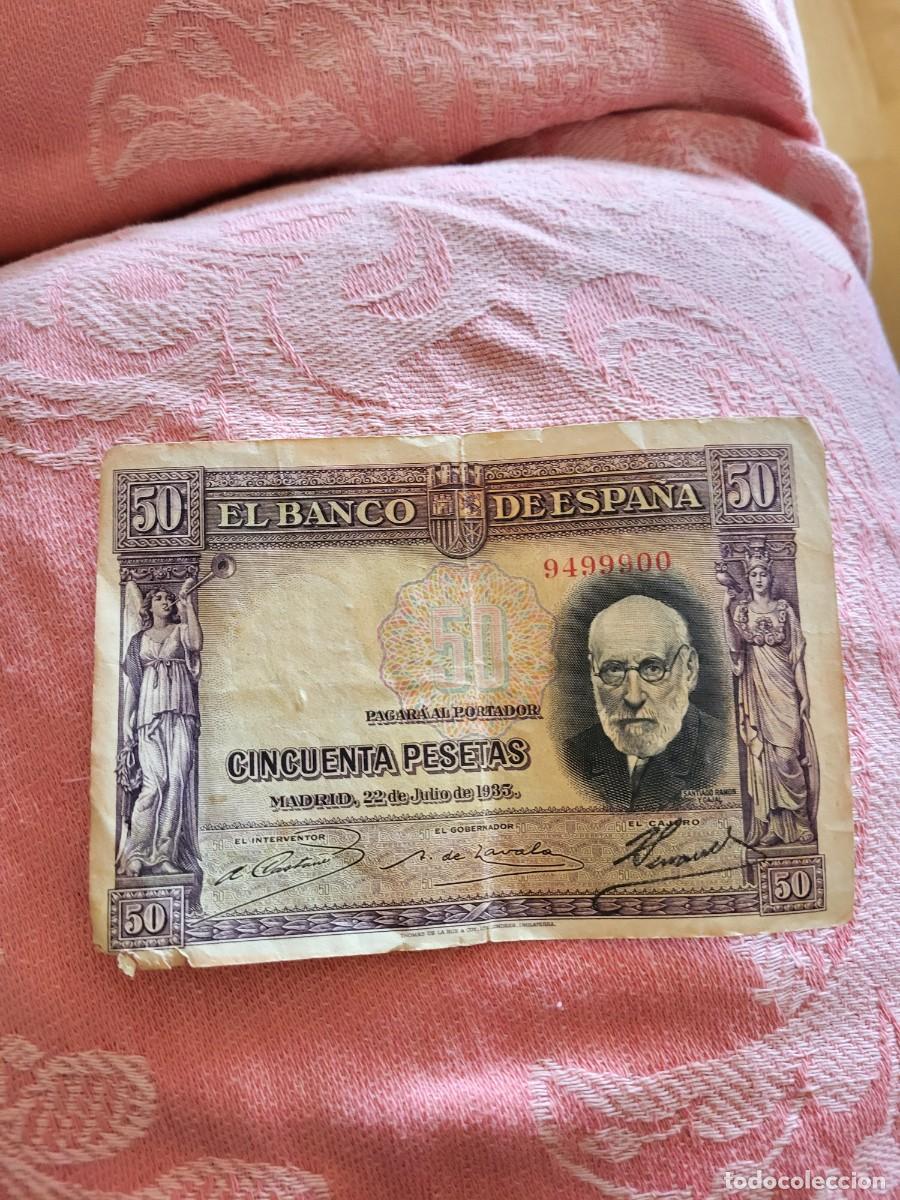 Billetes espa&ntilde;oles: Billetes y monedas antiguas - Foto 3