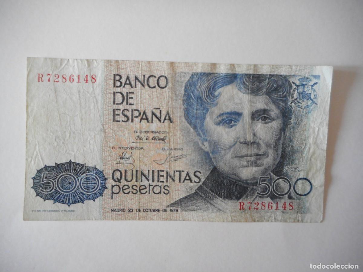 Billetes espa&ntilde;oles: 500 PESETAS 0CTUBRE 1979 / MBC-