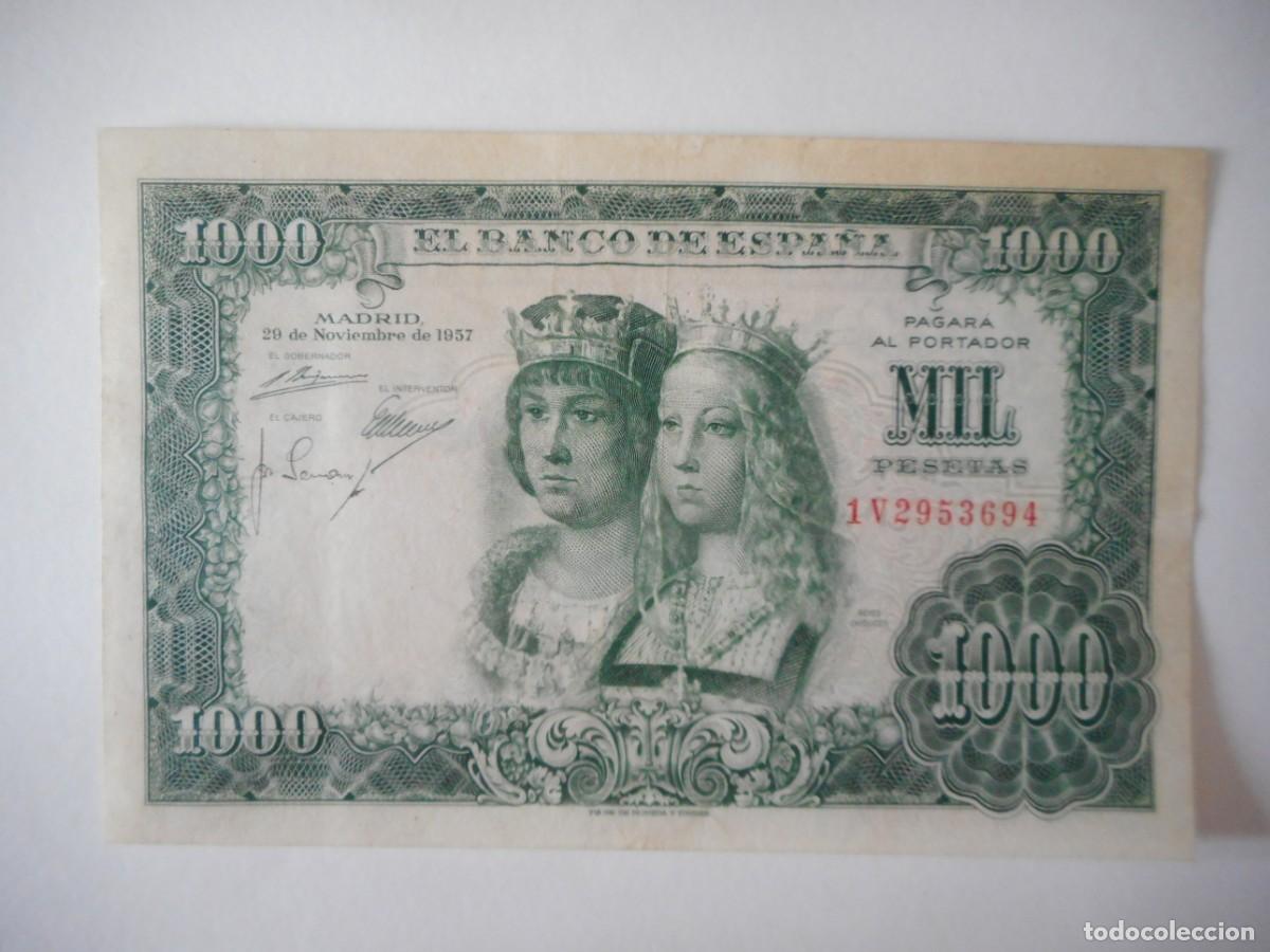 Billetes espa&ntilde;oles: 1000 PESETAS NOVIEMBRE 1957 / EBC+