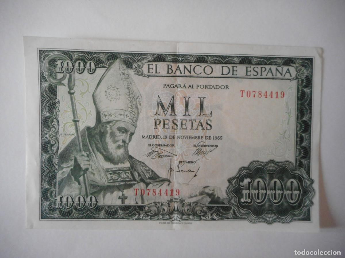 Billetes espa&ntilde;oles: 1000 PESETAS NOVIEMBRE 1965 / EBC+