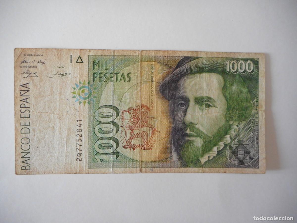 Billetes espa&ntilde;oles: 1000 PESETAS OCTUBRE 1992 / BC