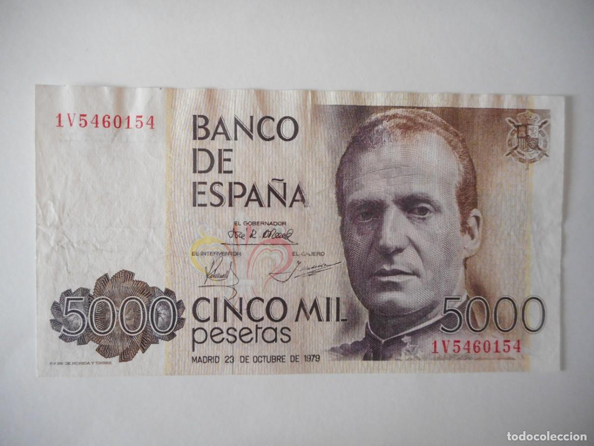 Billetes espa&ntilde;oles: 5000 PESETAS OCTUBRE 1992 / MBC+