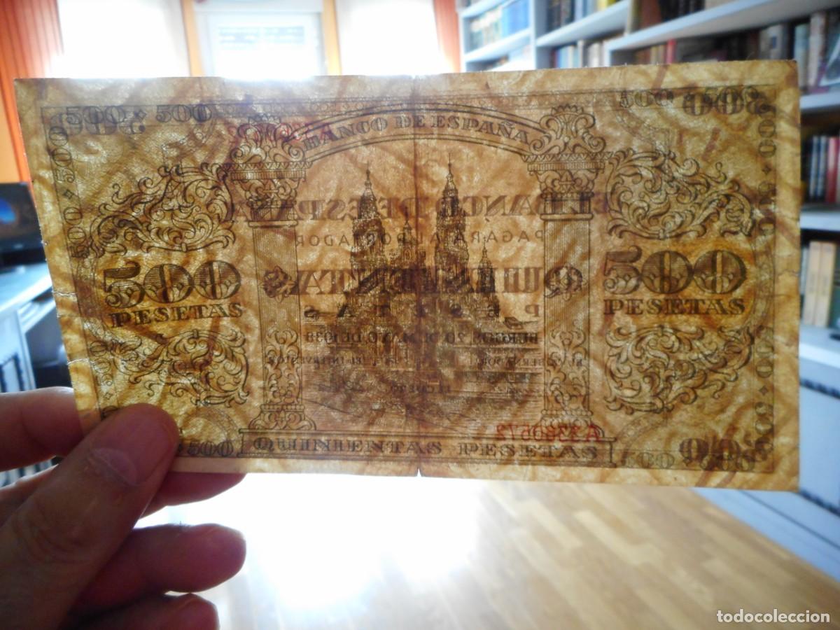 Billetes espa&ntilde;oles: 500 PESETAS MAYO 1938 / MBC - Foto 3