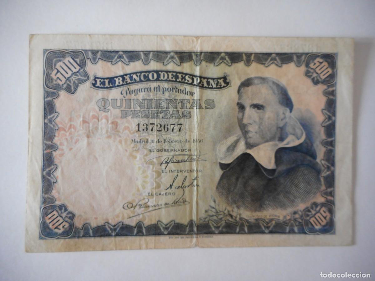 Billetes espa&ntilde;oles: 500 PESETAS FEBRERO 1946 / MBC+