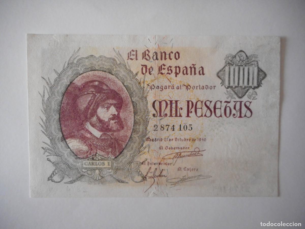 Billetes espa&ntilde;oles: 1000 PESETAS OCTUBRE 1940 / MBC+ PRECIOSO FALSO DE &Eacute;POCA