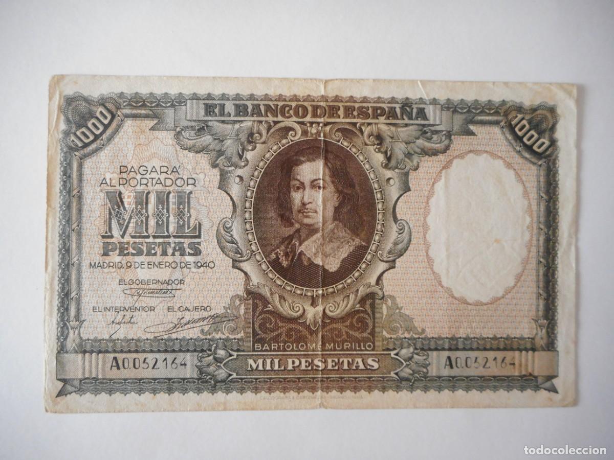 Billetes espa&ntilde;oles: 1000 PESETAS ENERO 1940 / MBC