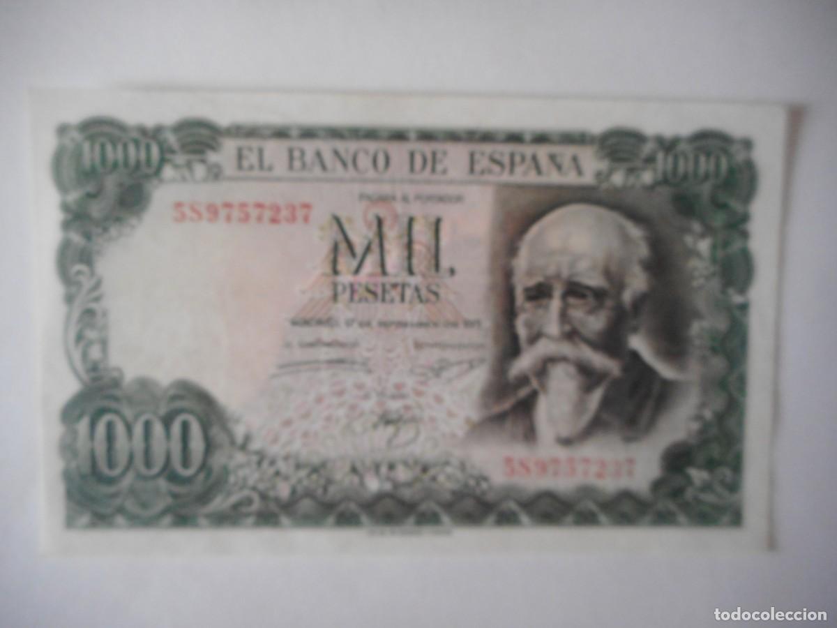 Billetes espa&ntilde;oles: 1000 PESETAS SEPTIEMBRE 1971 / SC