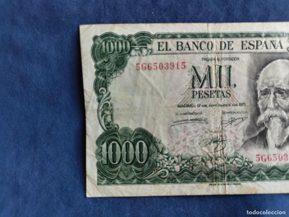 Billetes espa&ntilde;oles: Espa&ntilde;a BILLETE 1000 PTAS a&ntilde;o 1971 JOSE ECHEGARAY serie 5G calidad bc