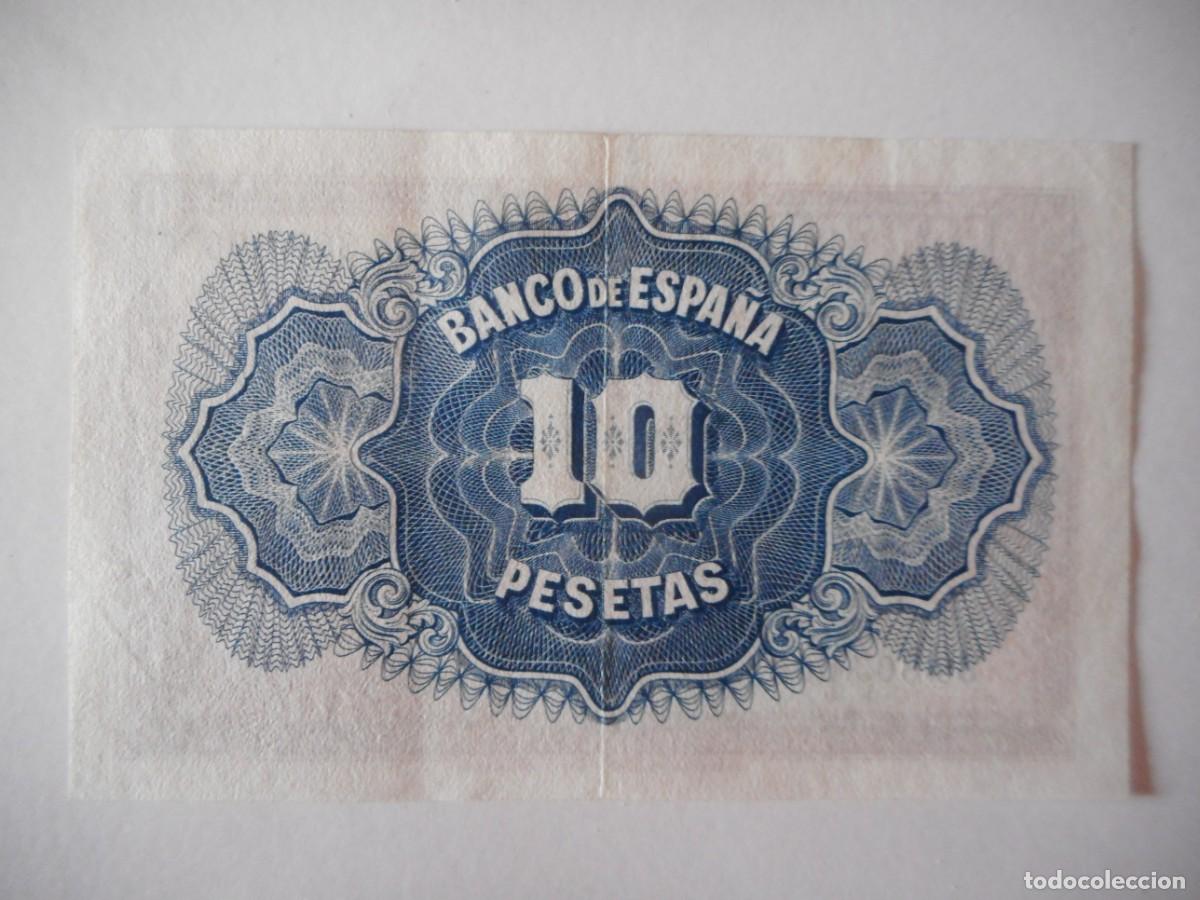 Billetes espa&ntilde;oles: 10 PESETAS 1935 / EBC/EBC+ - Foto 2