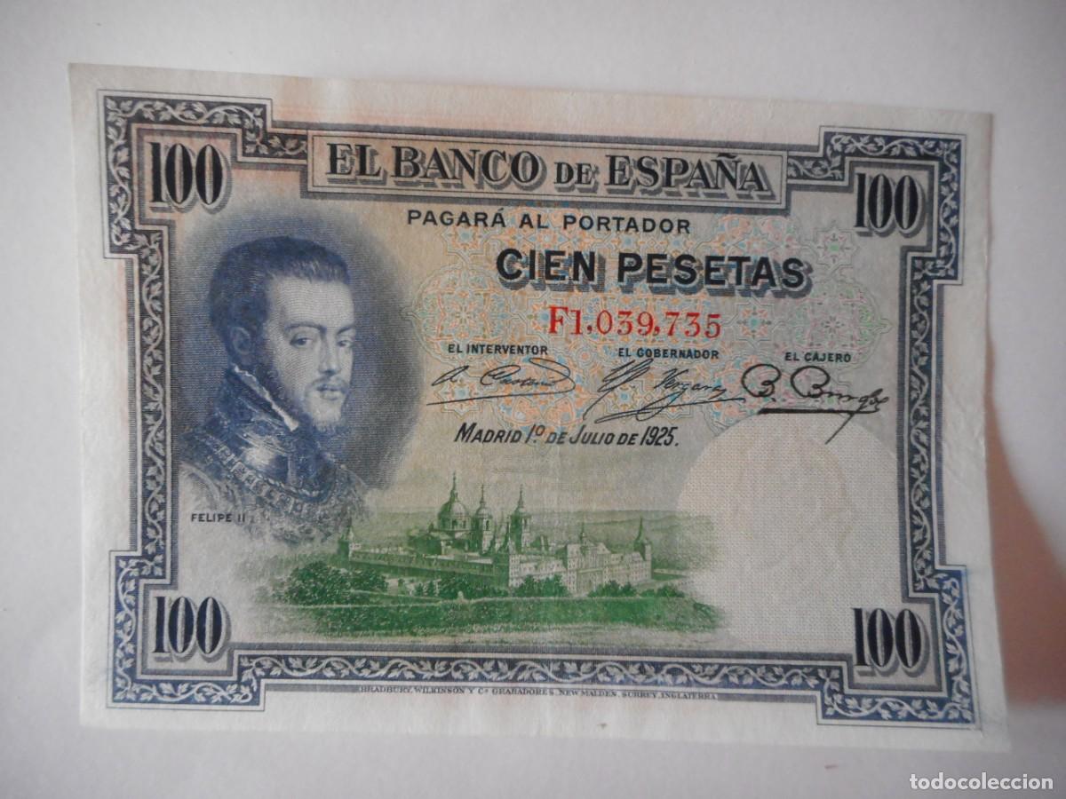 Billetes espa&ntilde;oles: 100 PESETAS JULIO 1925 / EBC+