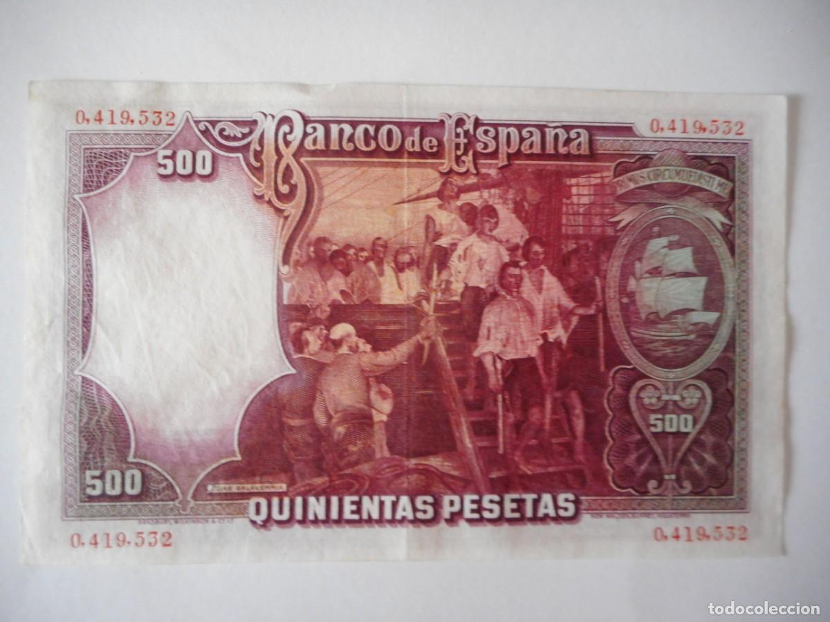 Billetes espa&ntilde;oles: 500 PESETAS ABRIL 1931 / MBC++ - Foto 2