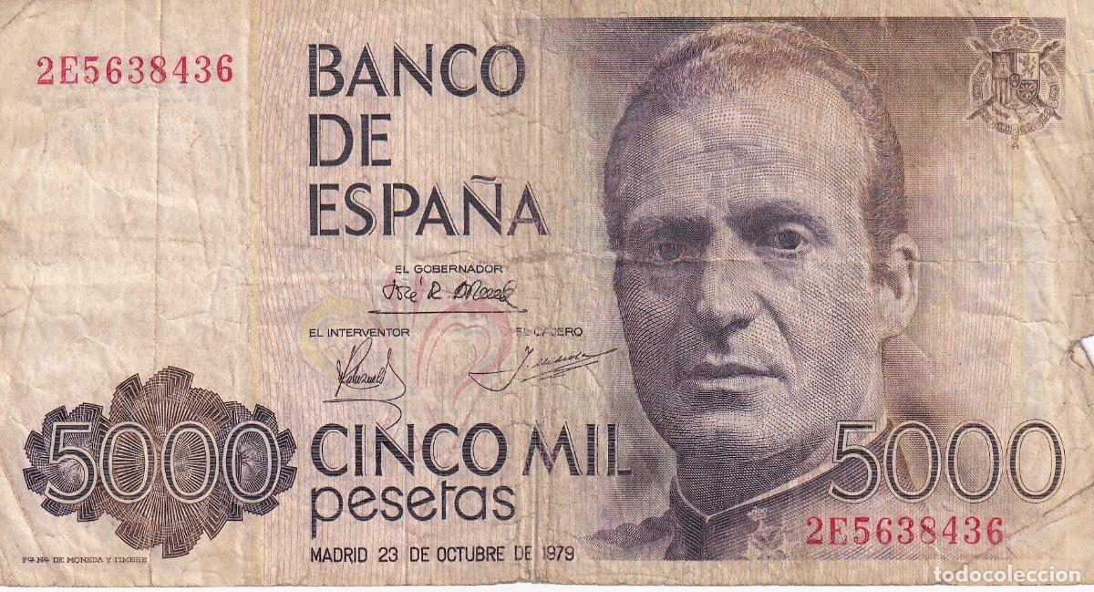 Billetes espa&ntilde;oles: CRBS2076 BILLETE ESPA&Ntilde;A 5000 PESETAS 1979 BC