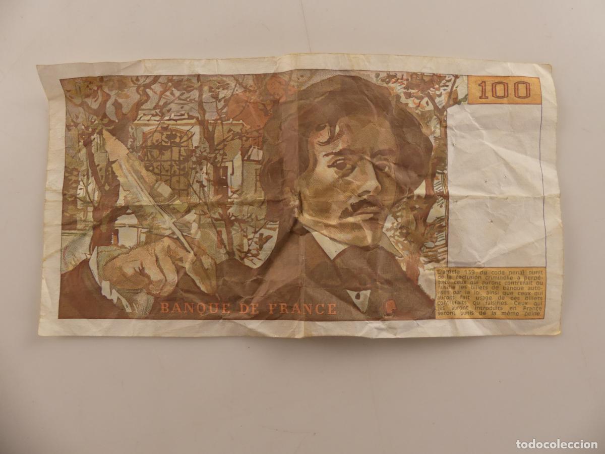 Billetes espa&ntilde;oles: CONJUNTO DE 2 BILLETES DE 100 FRANCS DE FRANCIA -- REF: 13 - Foto 5