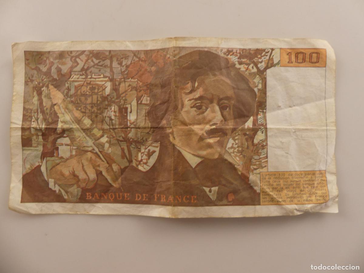 Billetes espa&ntilde;oles: CONJUNTO DE 2 BILLETES DE 100 FRANCS DE FRANCIA -- REF: 13 - Foto 6