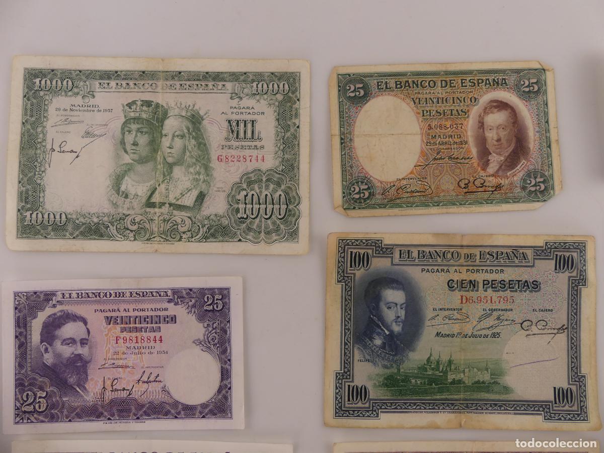 Billetes espa&ntilde;oles: COLECCION LOTE DE 16 BILLETES DE PESETAS -- REF: 9 - Foto 2