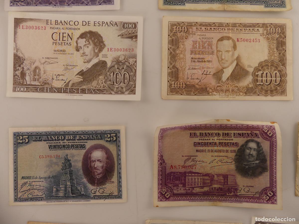 Billetes espa&ntilde;oles: COLECCION LOTE DE 16 BILLETES DE PESETAS -- REF: 9 - Foto 3