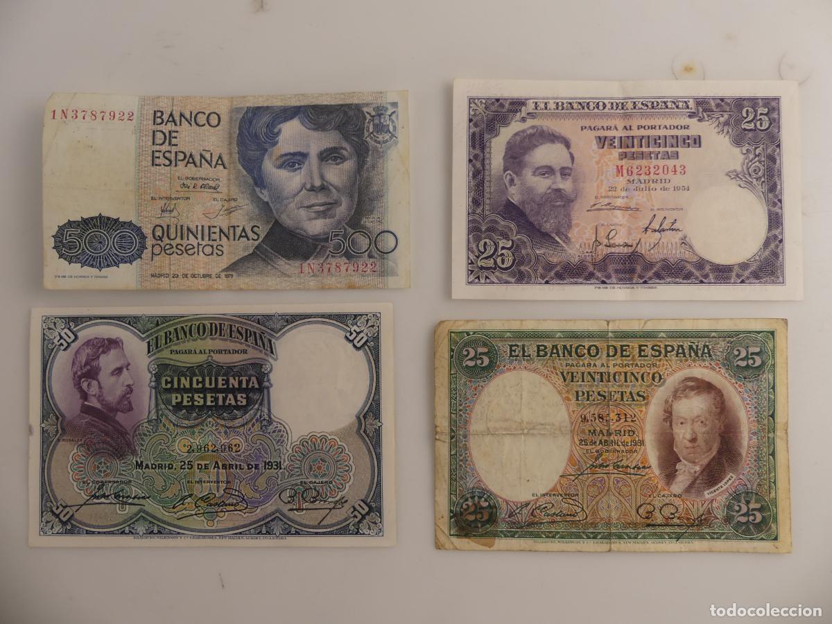 Billetes espa&ntilde;oles: COLECCION LOTE DE 16 BILLETES DE PESETAS -- REF: 9 - Foto 5