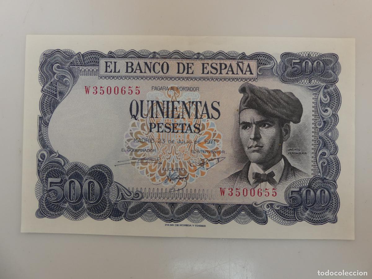 Billets espagnols: BILLETE DE 500 PESETAS A&Ntilde;O 1971 -- REF: 1