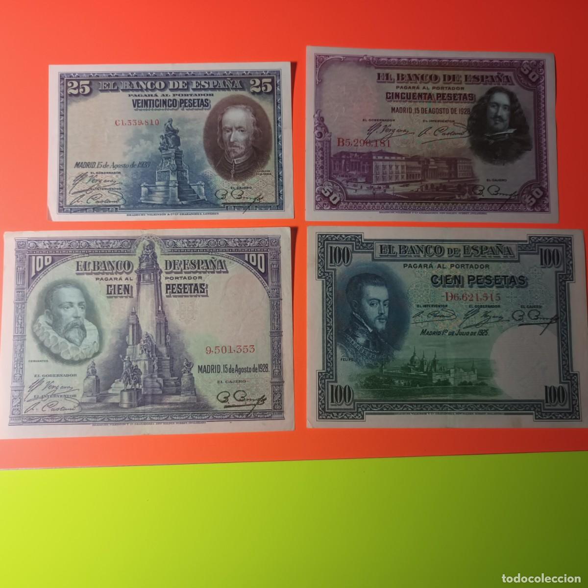Billetes espa&ntilde;oles: Billetes de Alfonso XIII. Lote B - 83
