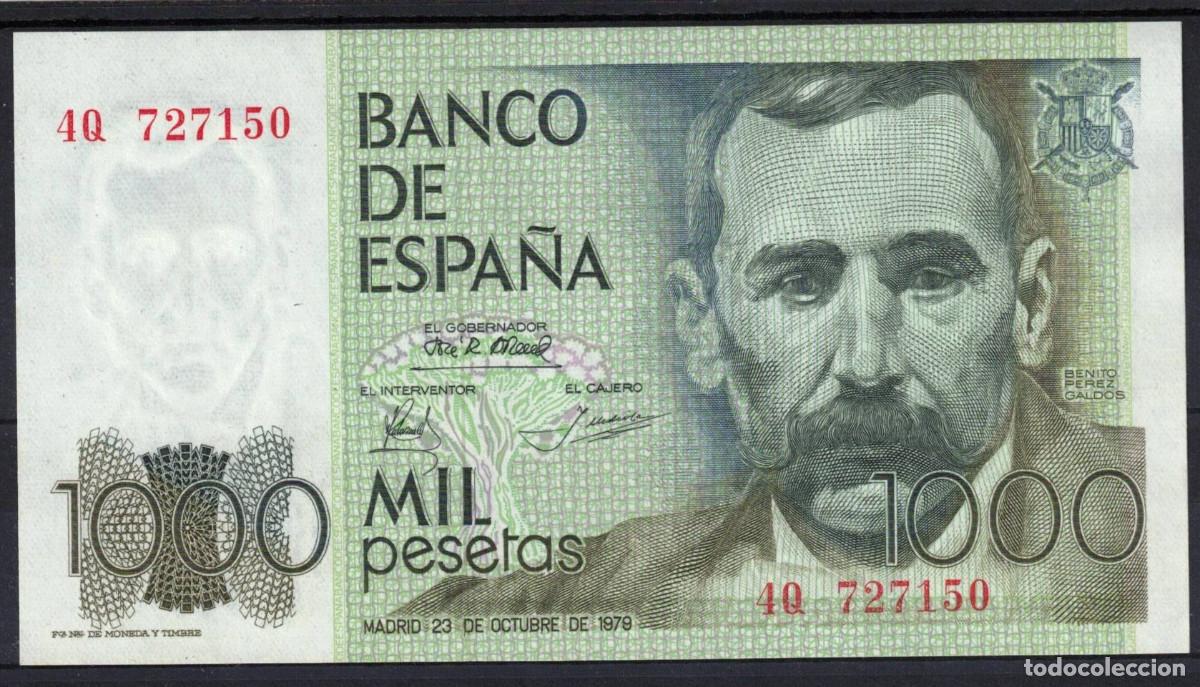 Billetes espa&ntilde;oles: BILLETE ESPA&Ntilde;A 1000 PESETAS 1979 BENITO PEREZ GALDOS - SERIE 4Q - SC