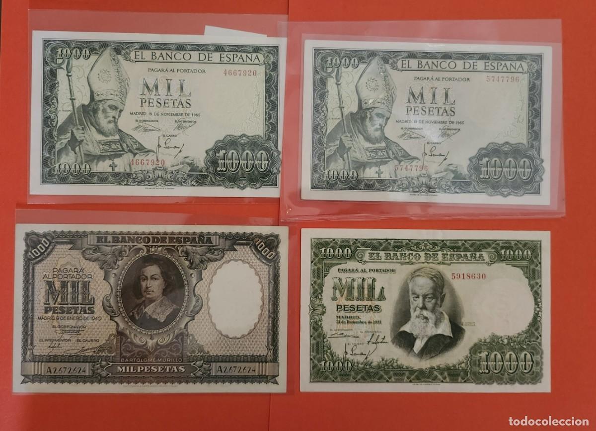 Billetes espa&ntilde;oles: BILLETES DE MIL PESETAS DE MURILLO, SAN ISIDORO, SANTILLAN, SOROLLA A 125&euro; EBC+++