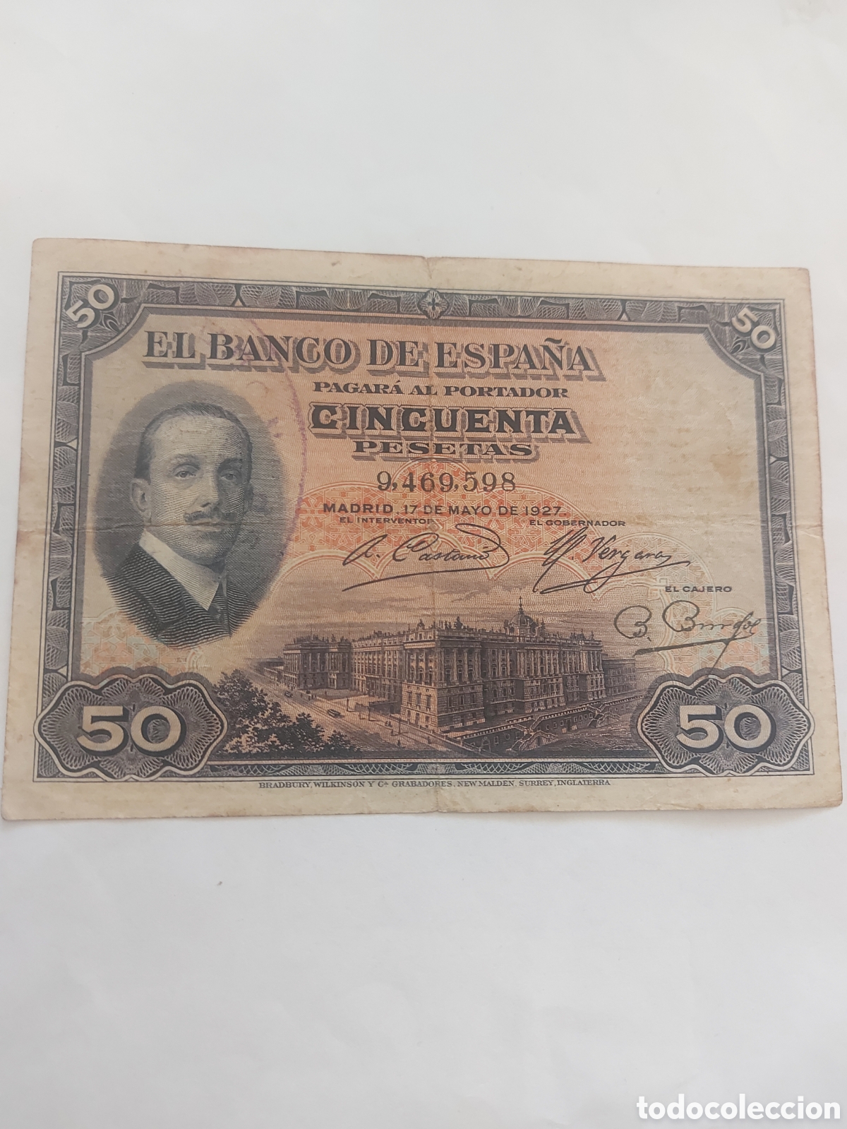 Banconote spagnole: El billete es de Espa&ntilde;a anti