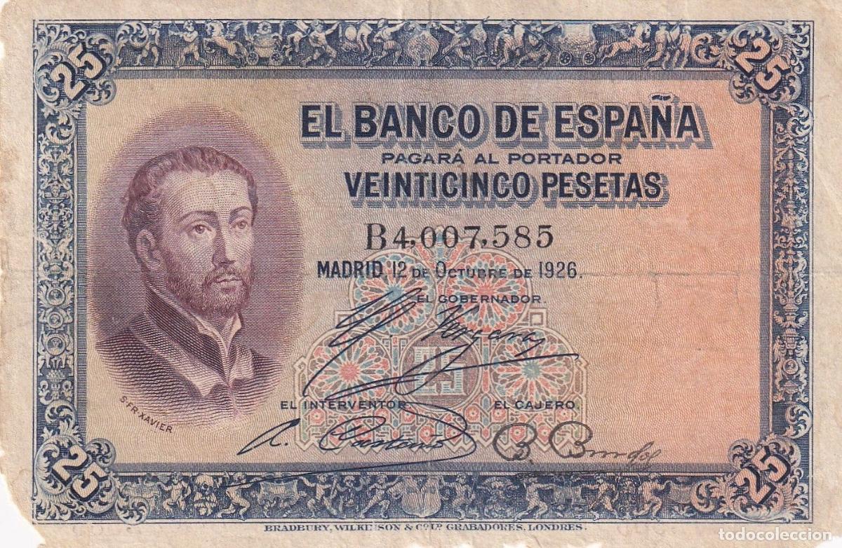 Spanische Banknoten: CRBS1669 BILLETE ESPA&Ntilde;A 25 PESETAS 1928 USADO
