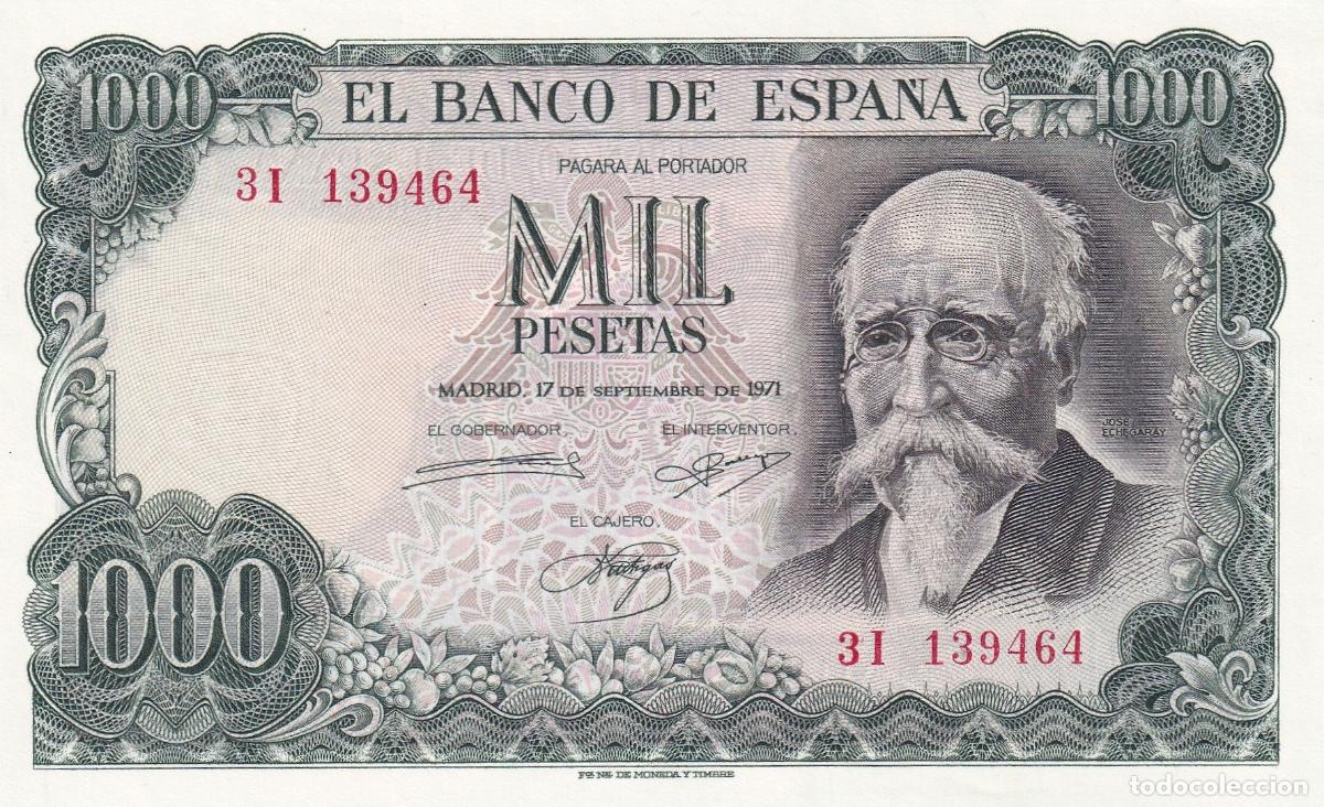 Billetes espa&ntilde;oles: CRBS1454 BILLETE ESPA&Ntilde;A 1000 PESETAS 1971 SIN CIRCULAR