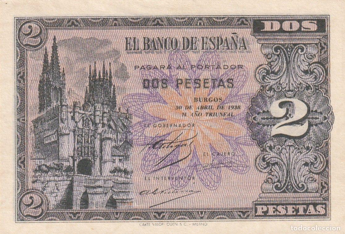 Spanish Banknotes: CRBS2720 BILLETE ESPA&Ntilde;A 2 PESETAS 1938 SERIE C SIN CIRCULAR