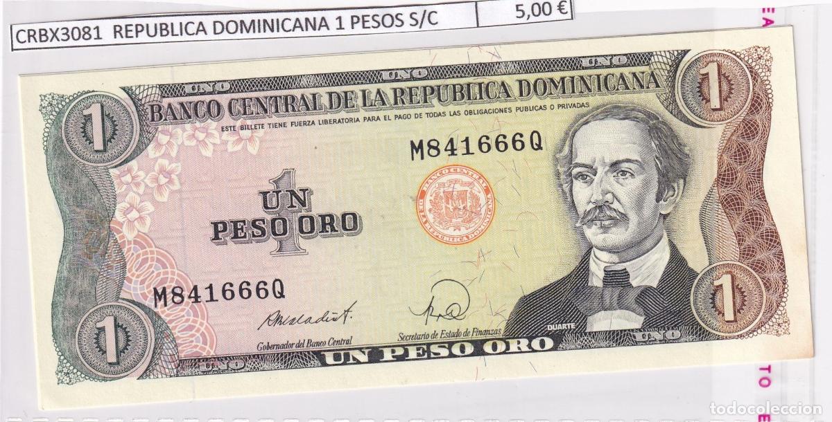 Spanish Banknotes: CRBX3081 BILLETE REPUBLICA DOMINICANA 1 PESOS SIN CIRCULAR