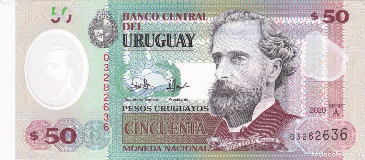 Spanish Banknotes: CRBX2338 BILLETE URUGUAY 50 PESOS 2020 SIN CIRCULAR
