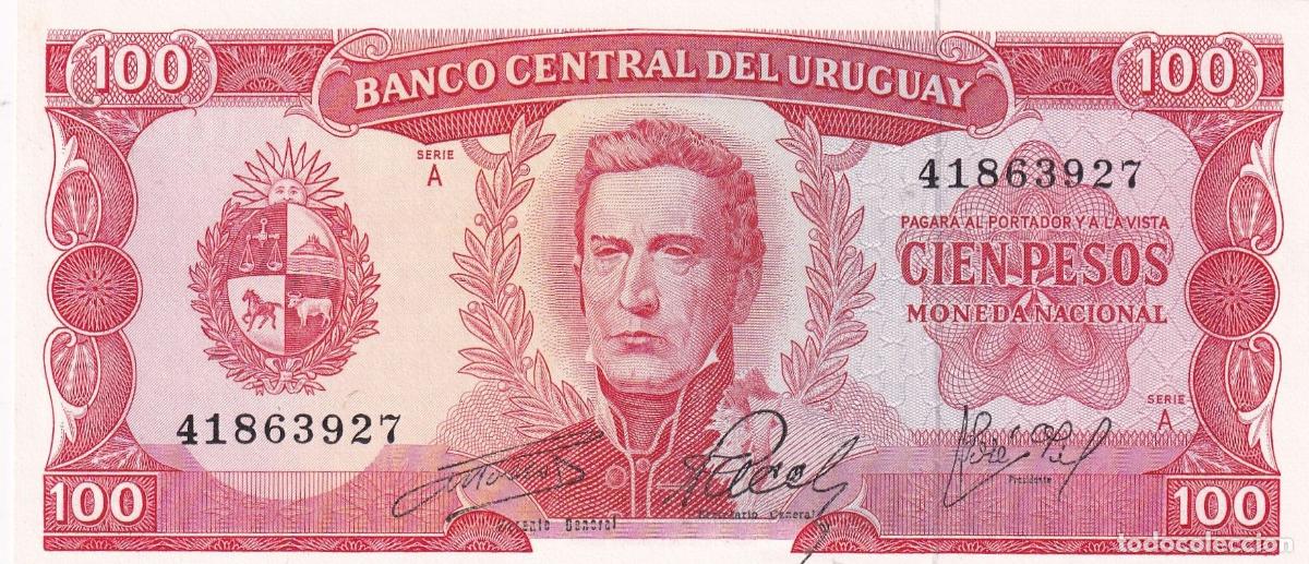 Spanish Banknotes: CRBX2340 BILLETE URUGUAY 100 PESOS ND SIN CIRCULAR
