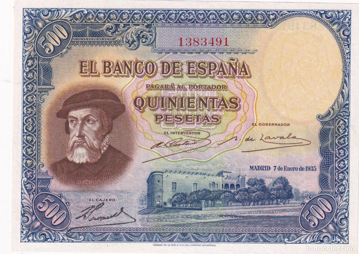 Billets espagnols: CRBS2421 BILLETE ESPA&Ntilde;A 500 PESETAS 1935 SIN CIRCULAR