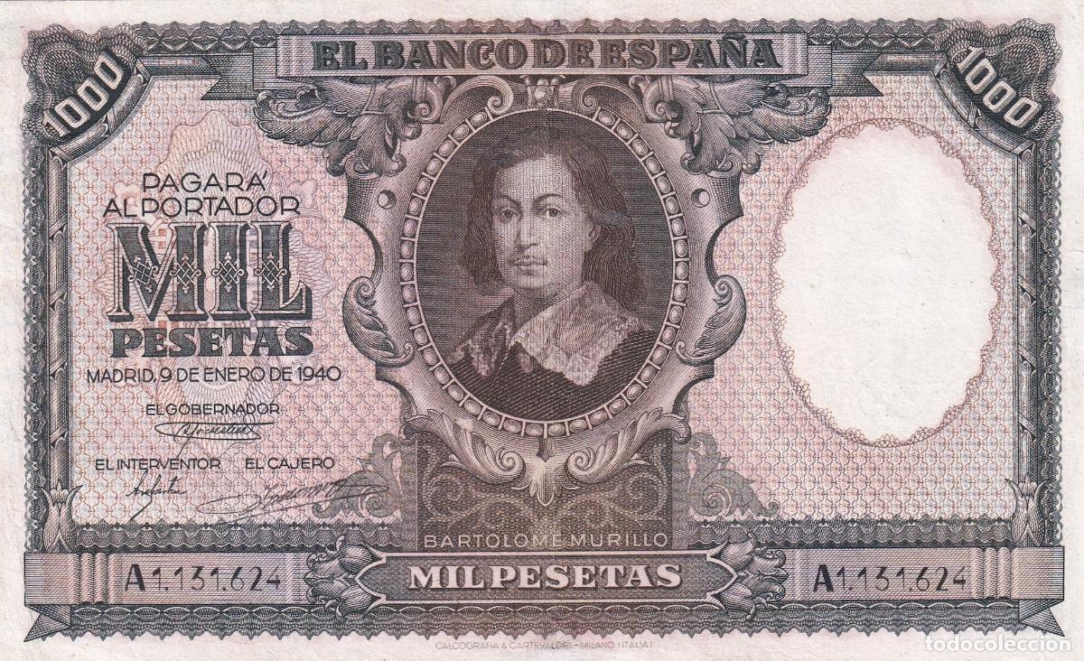 Billets espagnols: CRBS2425 BILLETE ESPA&Ntilde;A 1000 PESETAS 1940 RESTAURADO