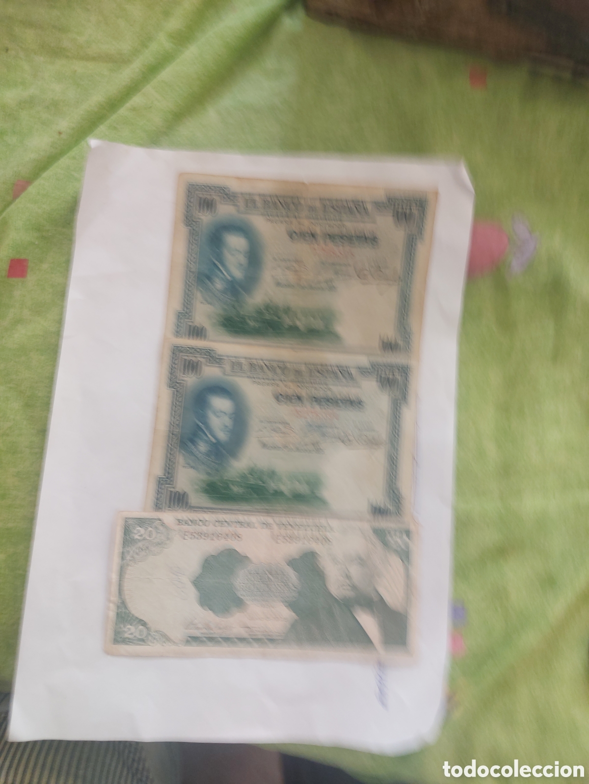 Billetes espa&ntilde;oles: 2 billetes de Espa&ntilde;a y1 deVe - Foto 2