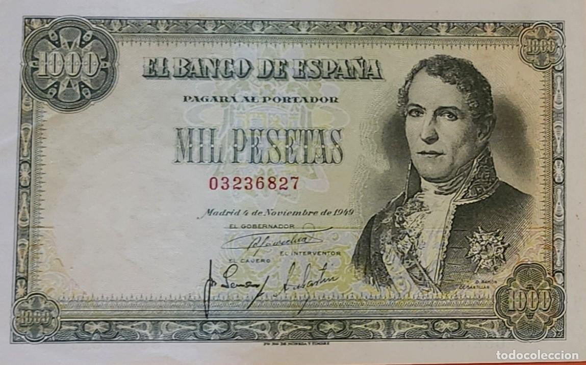 Billetes espa&ntilde;oles: BILLETE ESTADO ESPA&Ntilde;OL DE 1000 PESETAS DE SANTILLAN 1946 S/C A 100&euro; SIN SERIE
