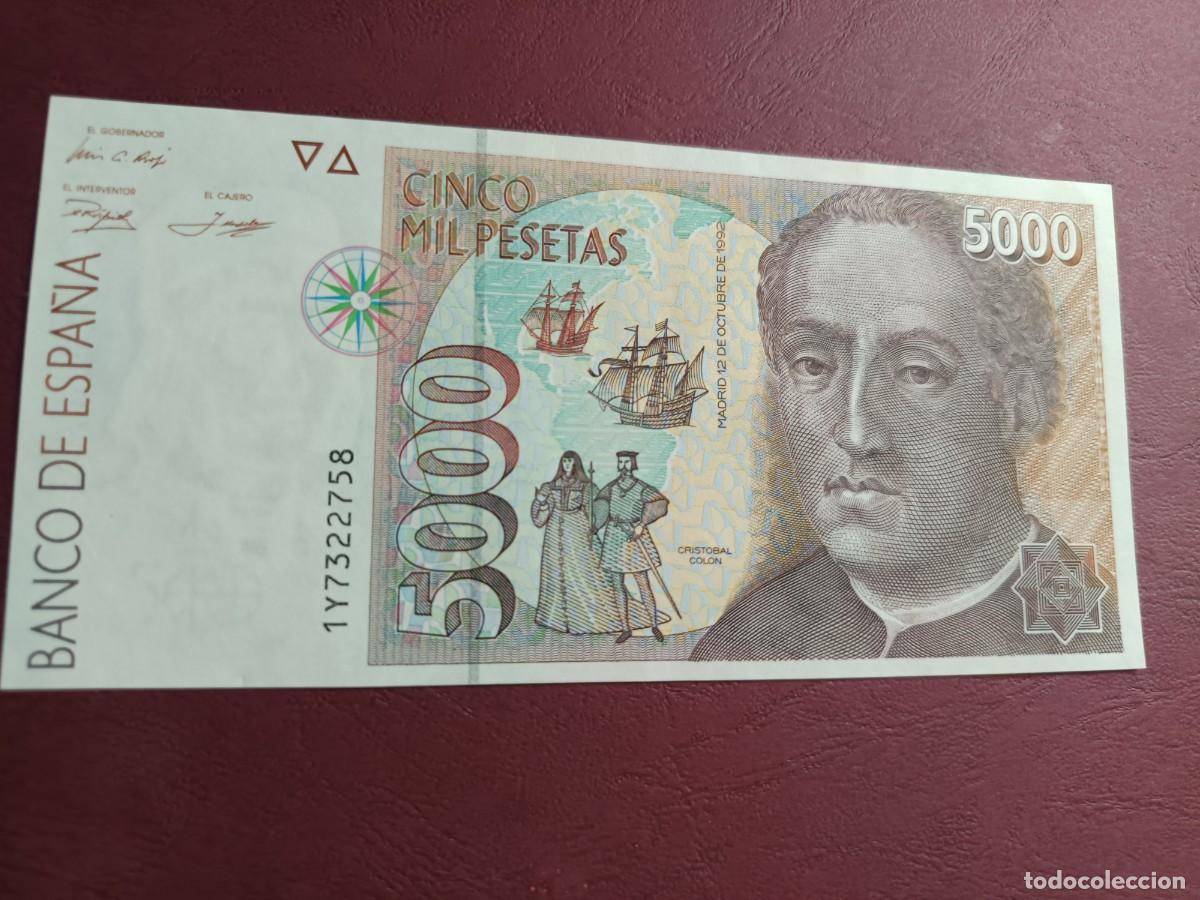 Billets espagnols: Billete 5000 pesetas excelente estado